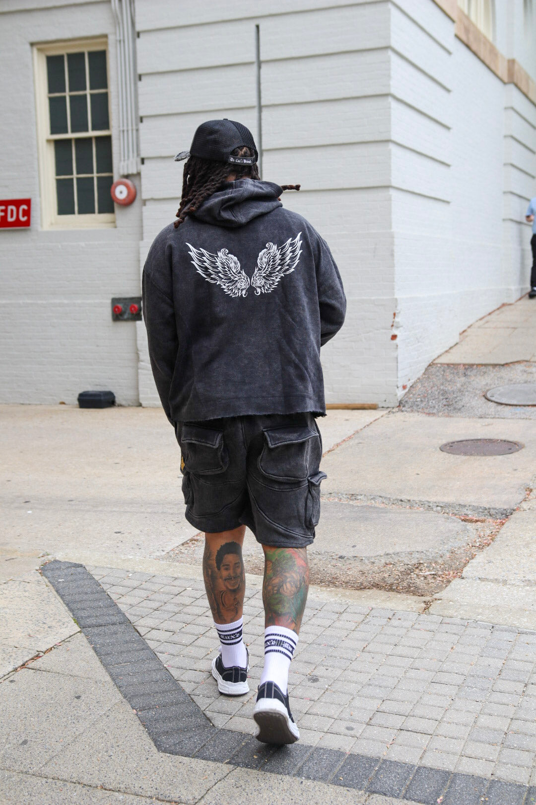 ARCH ANGEL DISTRESSED HOODIE
