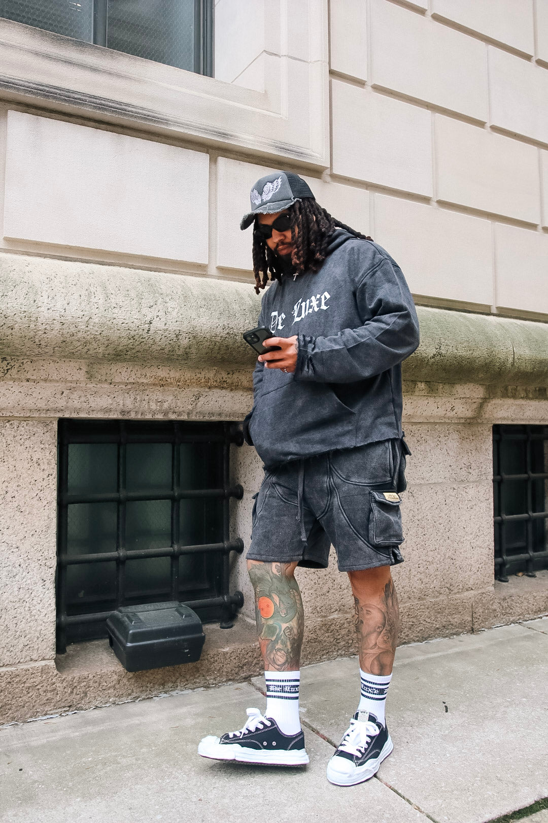 ARCH ANGEL DISTRESSED HOODIE
