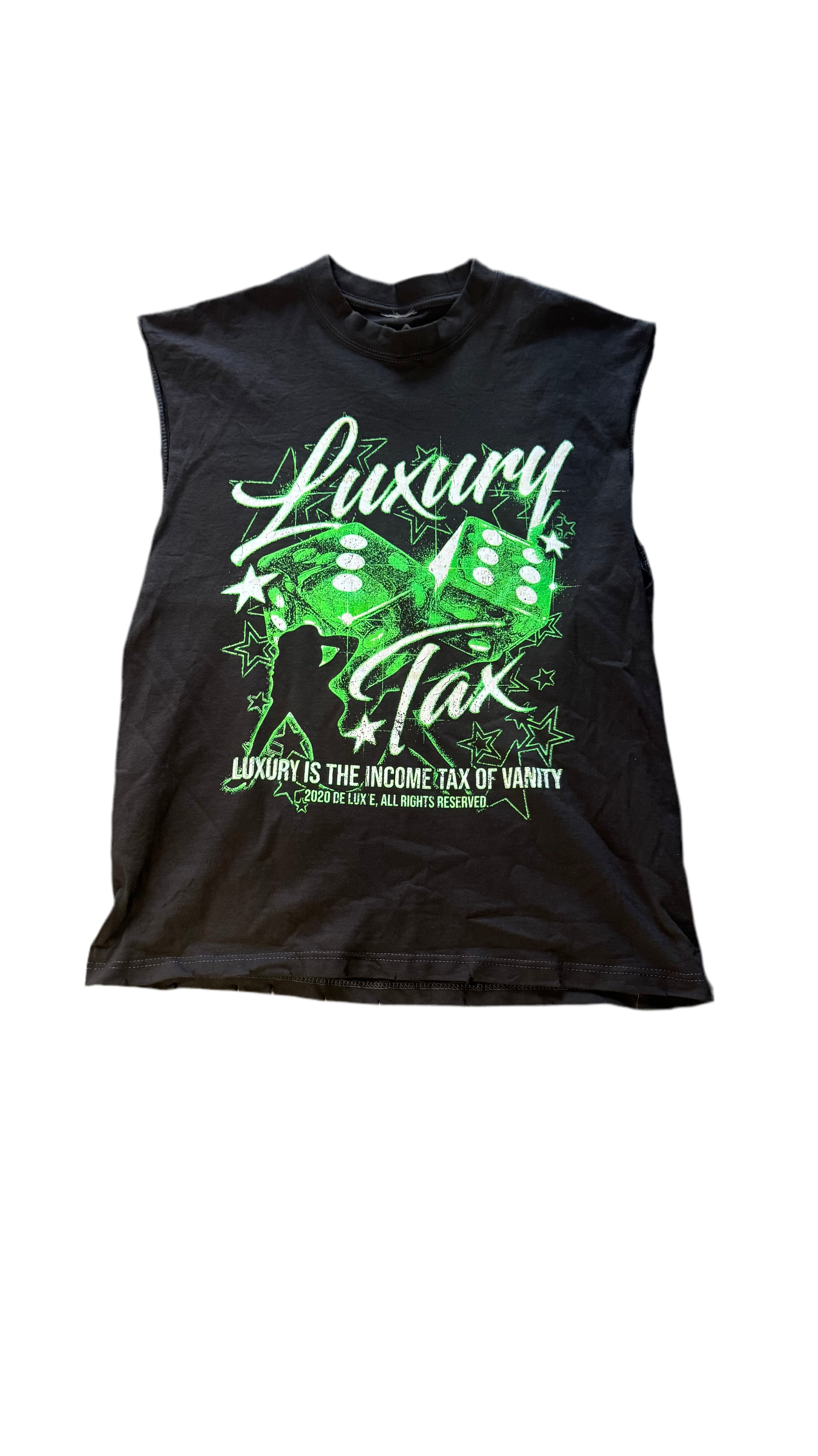 LUXURY TAX SLEEVELESS TEE
(Limited Edition)
