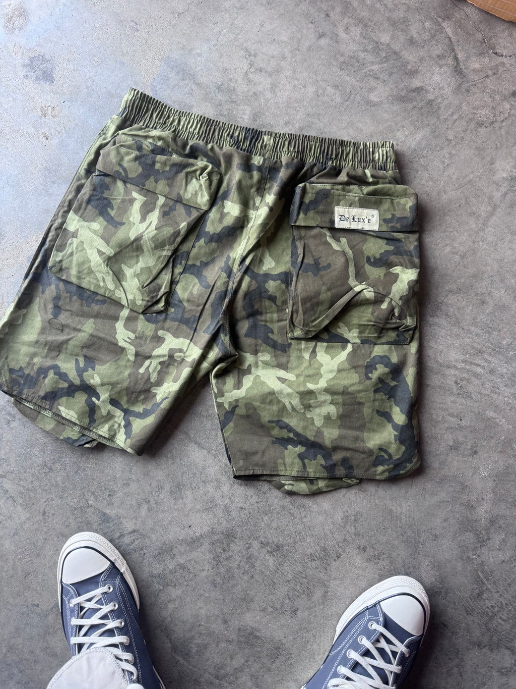 CAMO UTILITY SHORTS