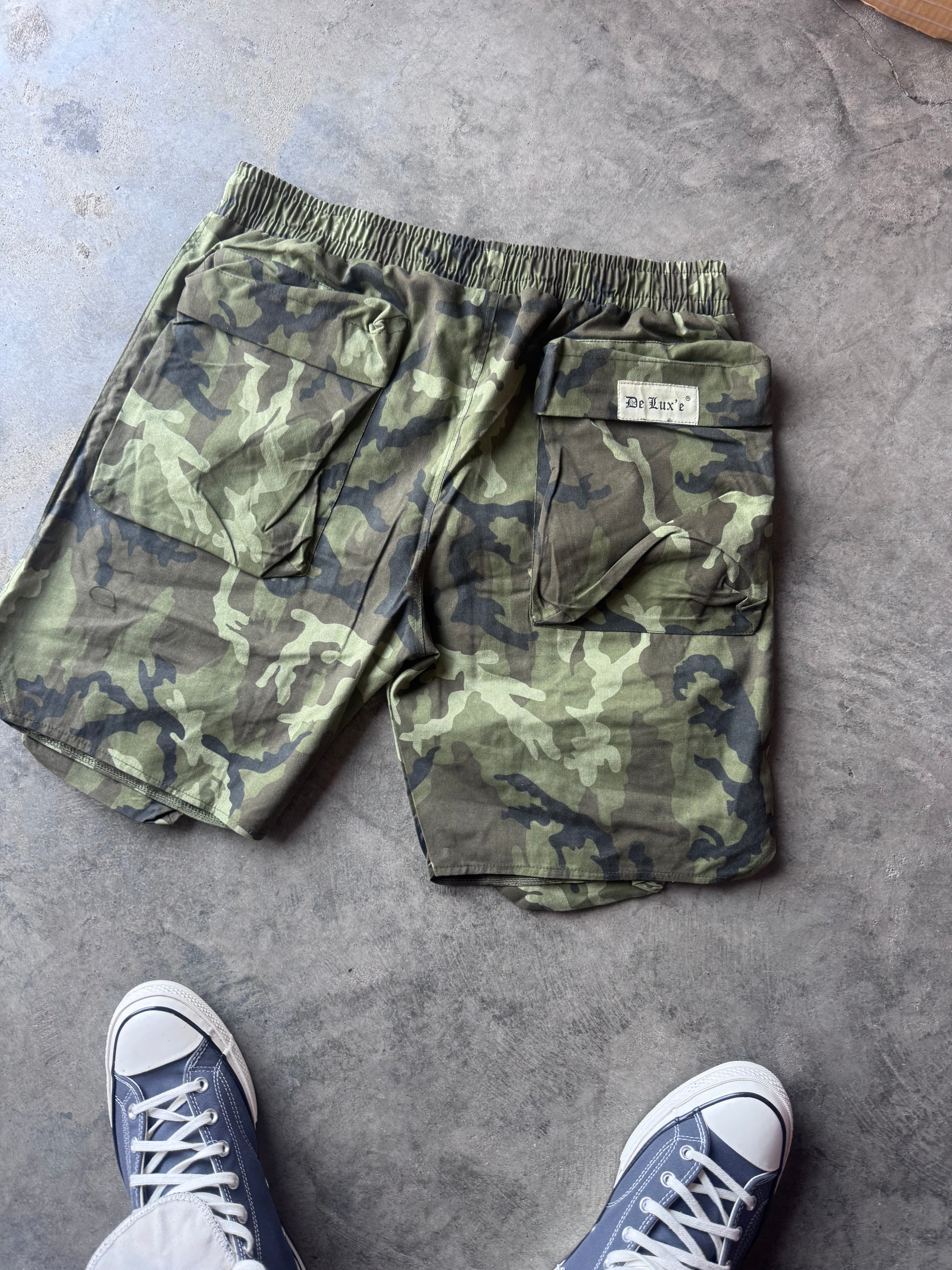 CAMO UTILITY SHORTS