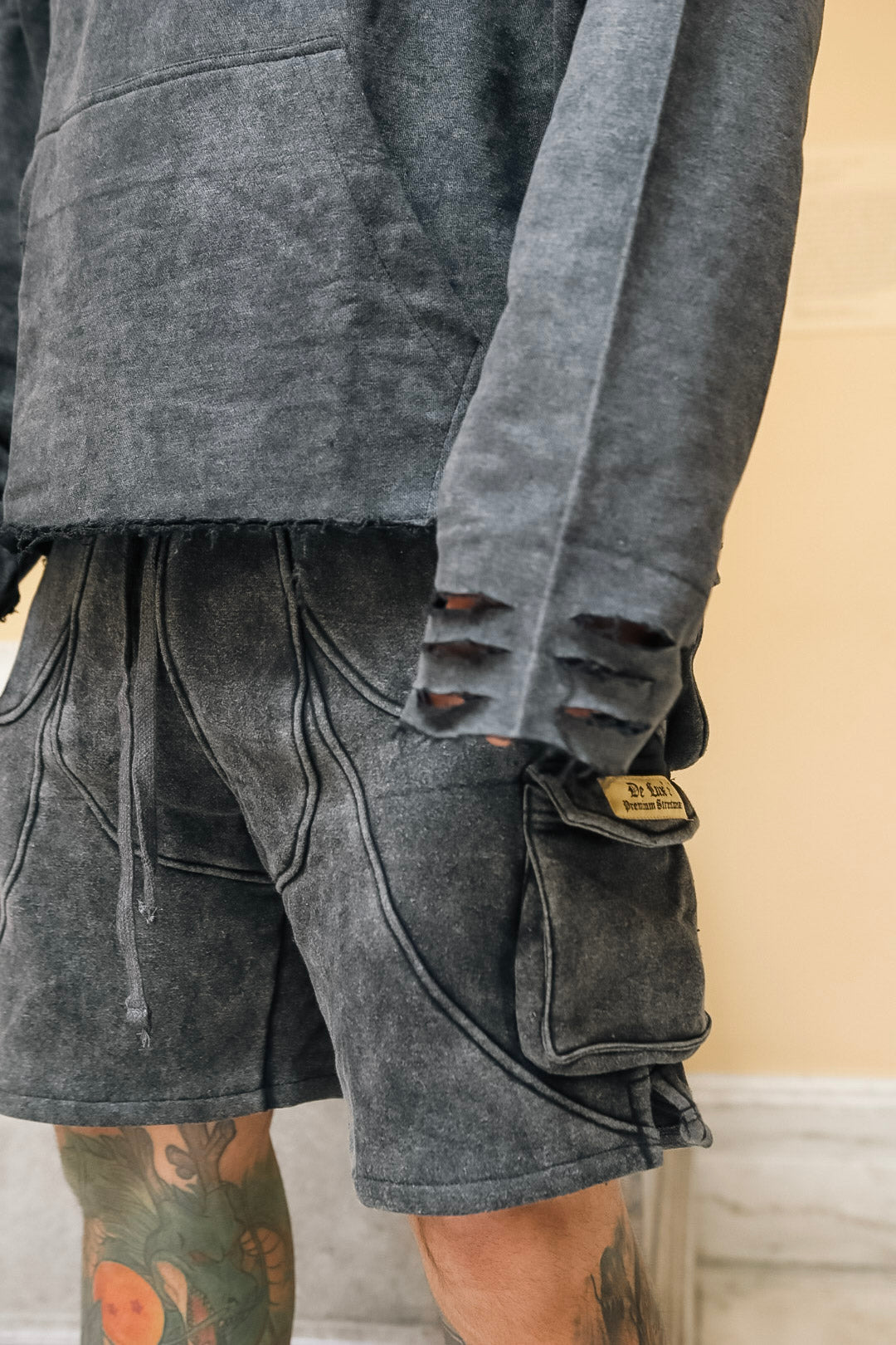 ARCH ANGEL DISTRESSED HOODIE