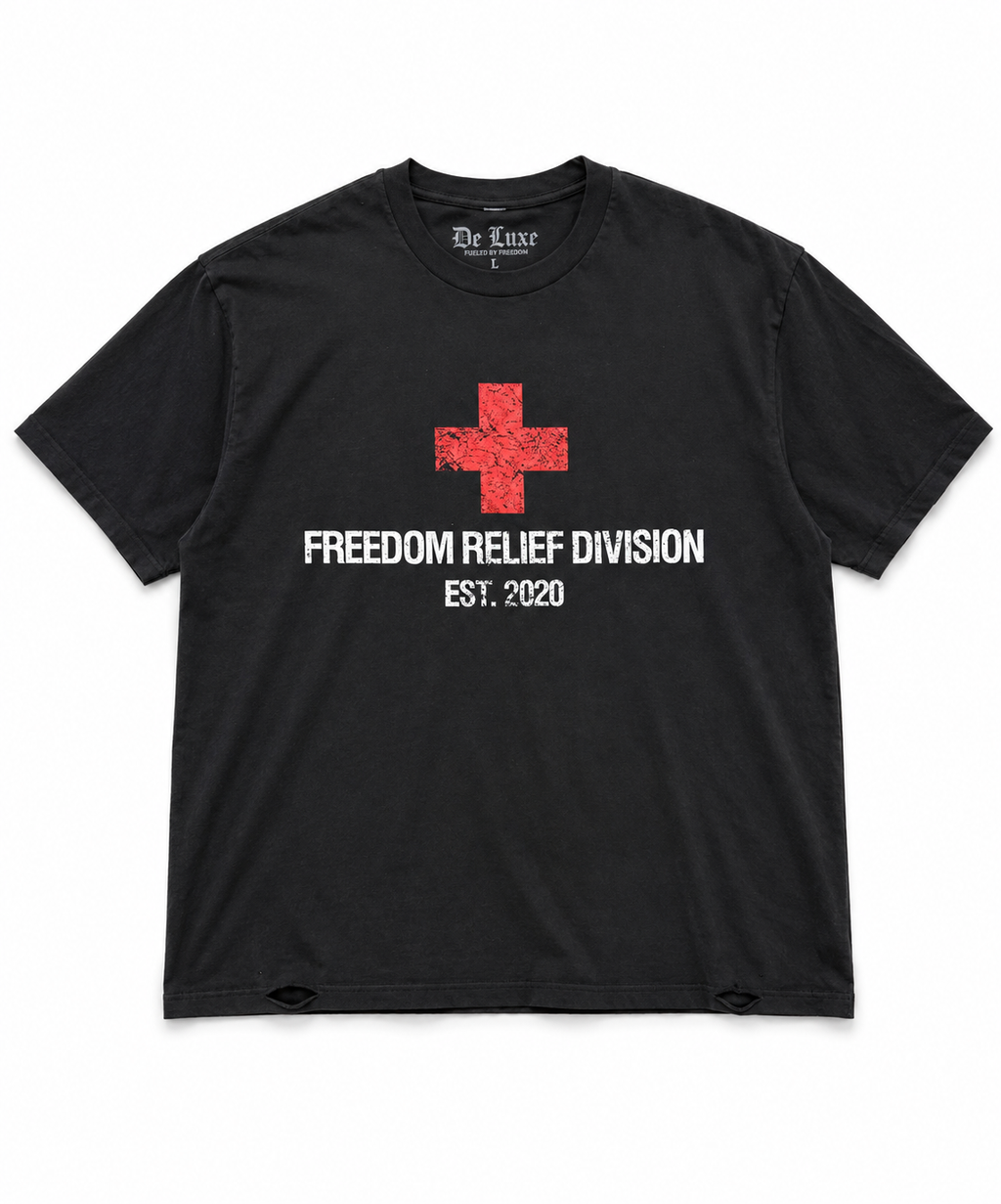 Freedom Relief Division Tee (black )