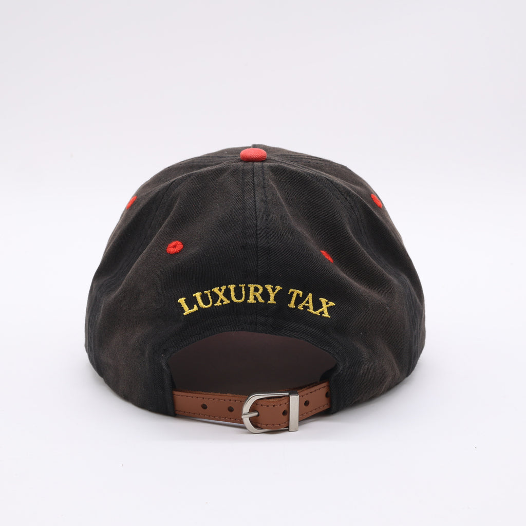 Motor Oil Dad Cap – Black/Red
