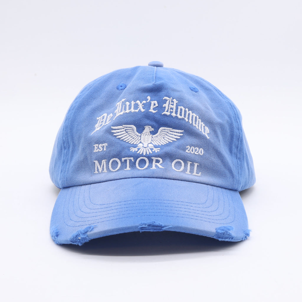 Motor Oil Dad Cap – Vintage  Blue