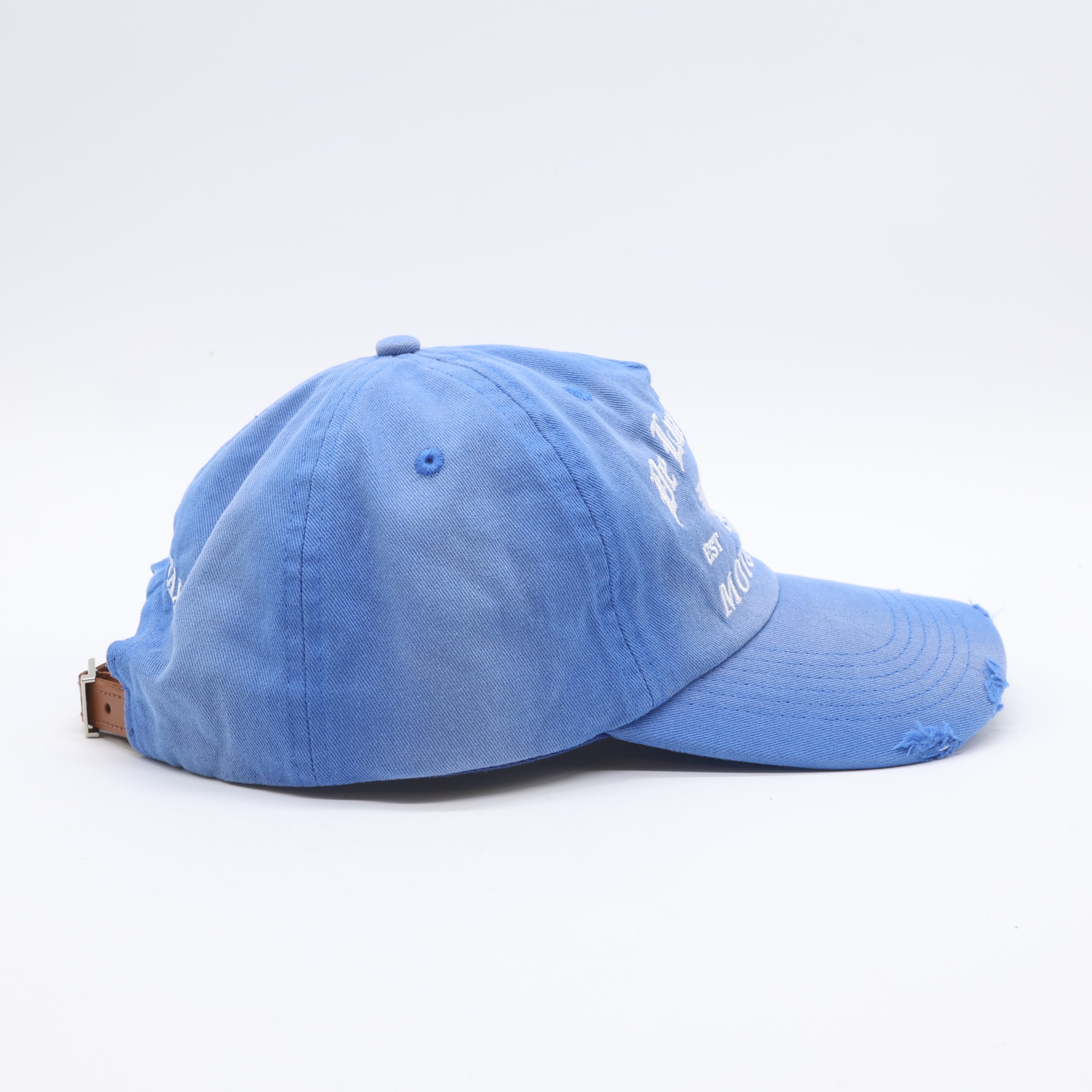 Motor Oil Dad Cap – Vintage  Blue