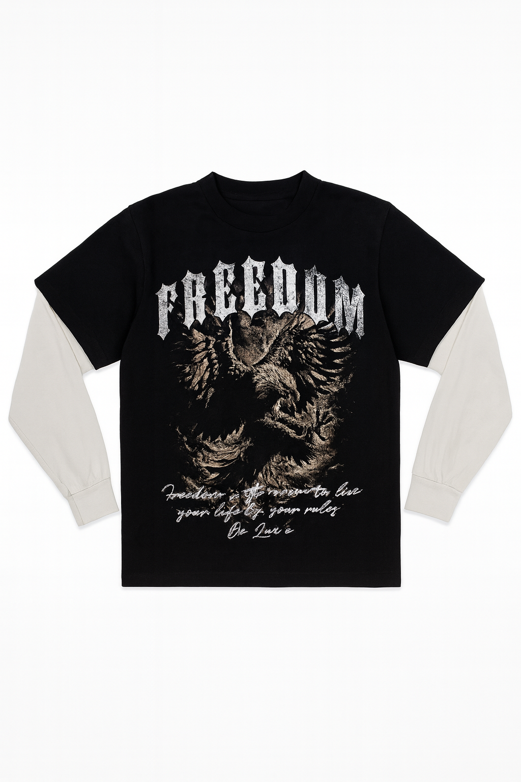 Wings of Freedom Tee(vintage black )
